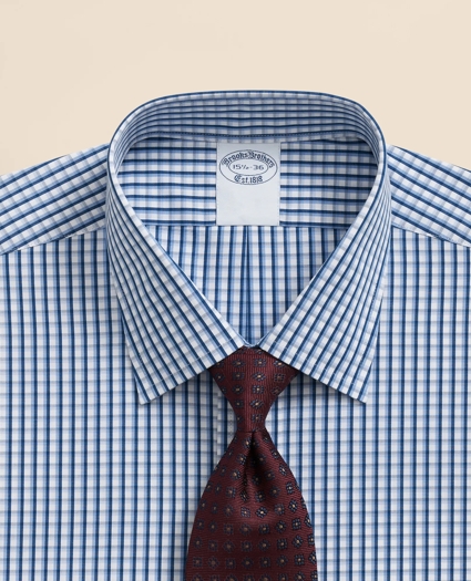 Pure Supima® Cotton Regular-Finish Ainsley Collar, Check Dress Shirt, image 2
