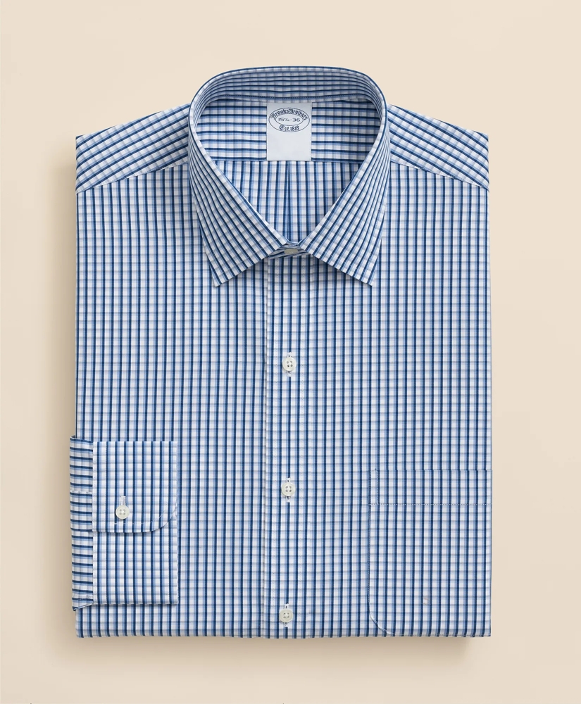 Pure Supima® Cotton Regular-Finish Ainsley Collar, Check Dress Shirt, image 3