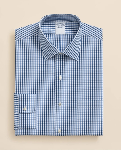 Pure Supima® Cotton Regular-Finish Ainsley Collar, Check Dress Shirt, image 3