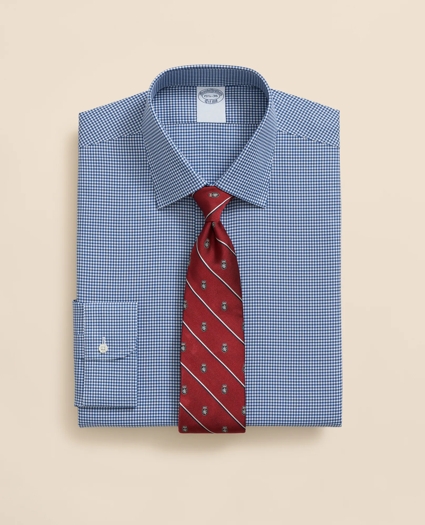 Brooks Brothers Explorer Collection Non-Iron Twill Ainsley Collar Gingham, Dress Shirt, image 1