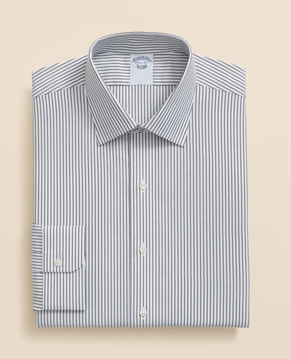 Brooks Brothers Explorer Collection Non-Iron Twill Ainsley Collar Striped, Dress Shirt, image 3