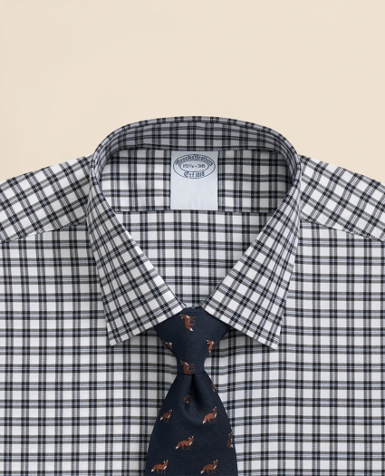 Brooks Brothers Explorer Collection Non-Iron Twill Ainley Collar Check, Dress Shirt, image 2