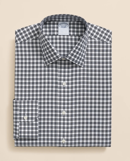 Brooks Brothers Explorer Collection Non-Iron Twill Ainley Collar Check, Dress Shirt, image 3