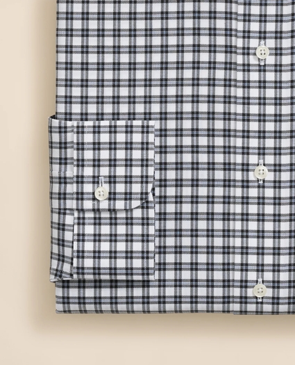 Brooks Brothers Explorer Collection Non-Iron Twill Ainley Collar Check, Dress Shirt, image 4