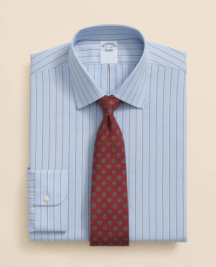 Stretch Supima® Cotton Non-Iron Pinpoint Oxford Ainsley Collar Dress Shirt, image 1