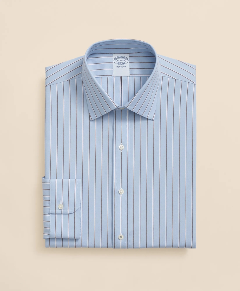 Stretch Supima® Cotton Non-Iron Pinpoint Oxford Ainsley Collar Dress Shirt, image 3