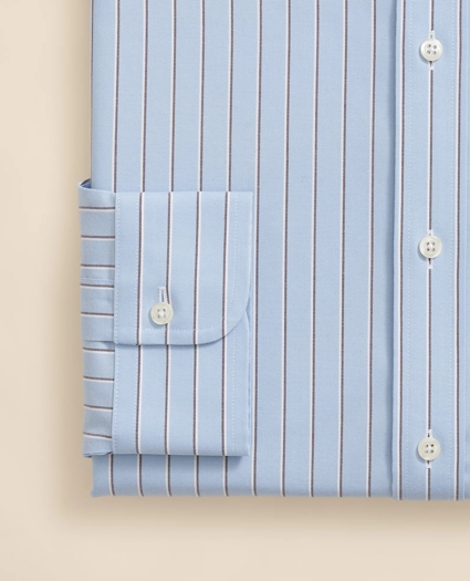 Stretch Supima® Cotton Non-Iron Pinpoint Oxford Ainsley Collar Dress Shirt, image 4