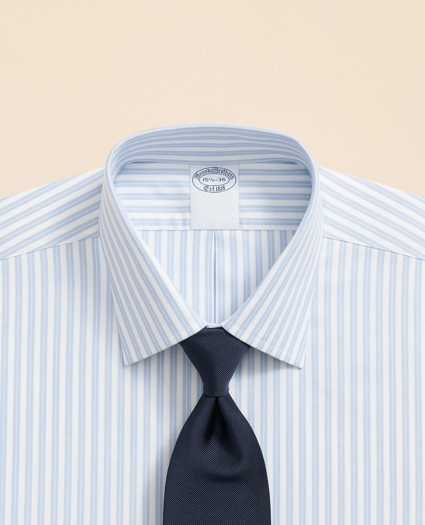 Stretch Supima® Cotton Non-Iron Ainsley Collar, Stripe Dress Shirt, image 2