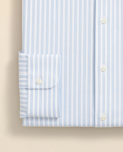 Stretch Supima® Cotton Non-Iron Ainsley Collar, Stripe Dress Shirt, image 4