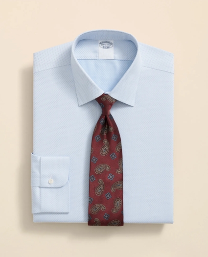 Stretch Supima® Cotton Non-Iron Dobby Ainsley Collar Dress Shirt, image 1