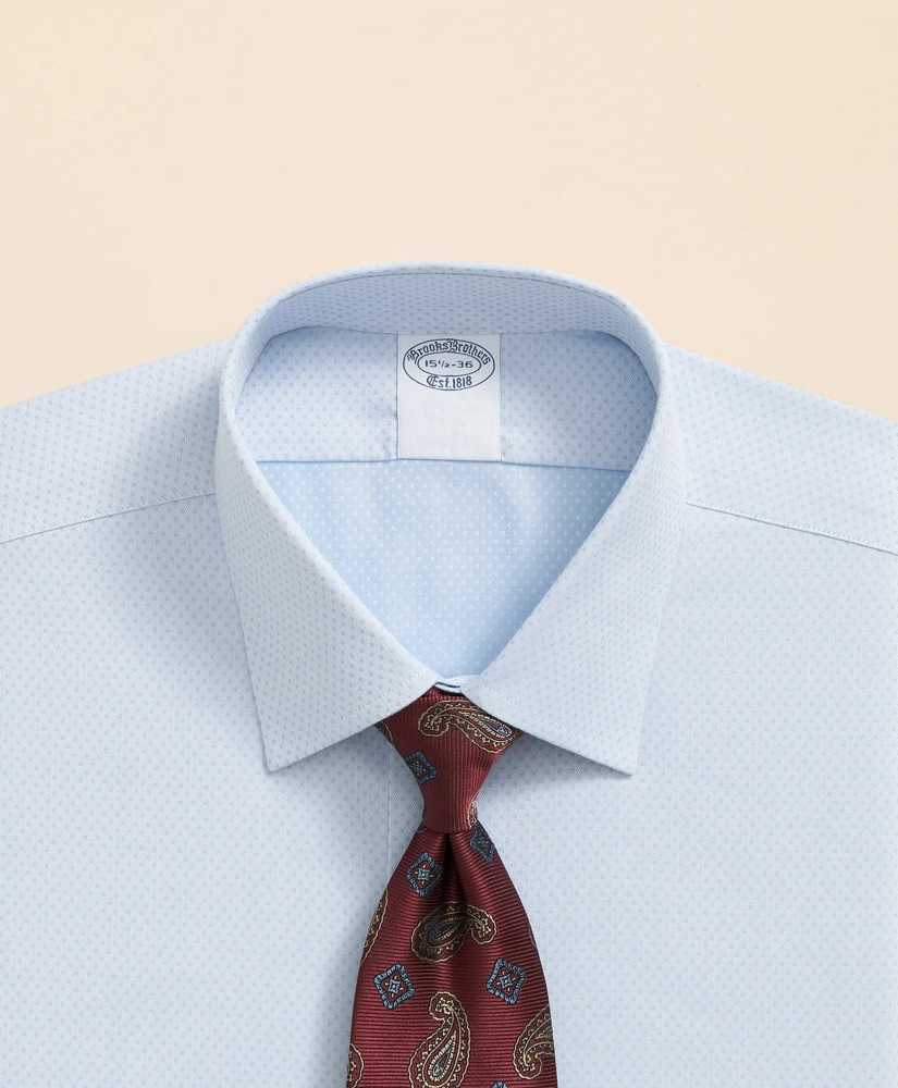 Stretch Supima® Cotton Non-Iron Dobby Ainsley Collar Dress Shirt, image 2