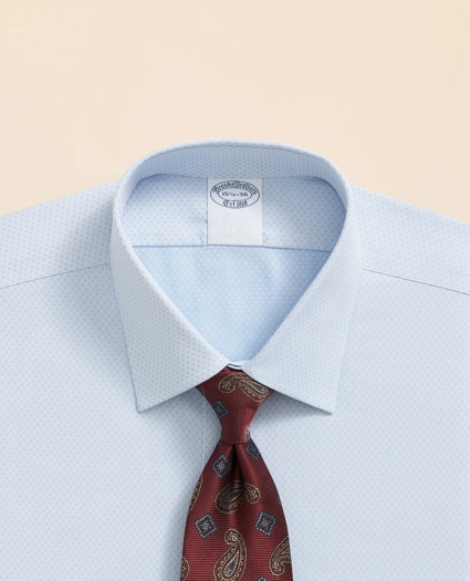 Stretch Supima® Cotton Non-Iron Dobby Ainsley Collar Dress Shirt, image 2