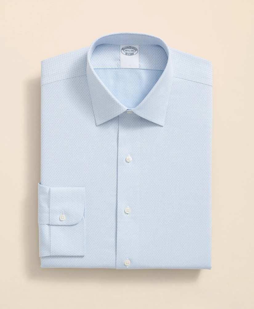 Stretch Supima® Cotton Non-Iron Dobby Ainsley Collar Dress Shirt, image 3