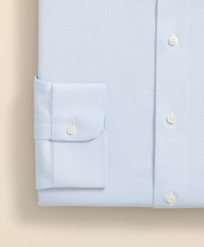 Stretch Supima® Cotton Non-Iron Dobby Ainsley Collar Dress Shirt, image 4