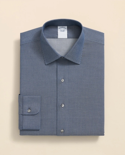 Stretch Supima® Cotton Non-Iron Dobby Ainsley Collar Dress Shirt, image 3