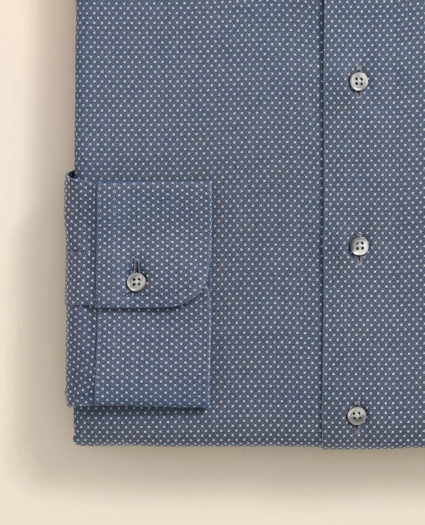 Stretch Supima® Cotton Non-Iron Dobby Ainsley Collar Dress Shirt, image 4