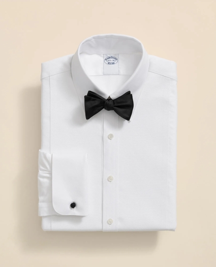 Cotton Oxford Button-Down Collar, Pique Bib Tuxedo Shirt, image 1