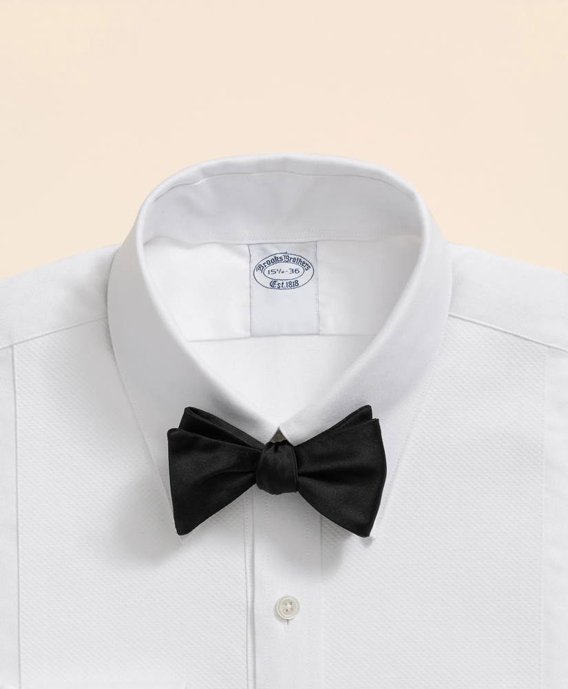 Cotton Oxford Button-Down Collar, Pique Bib Tuxedo Shirt, image 2