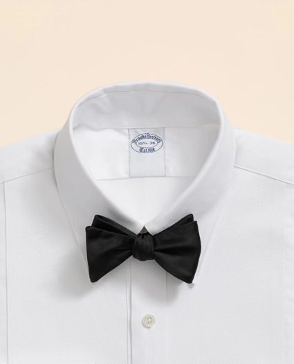 Cotton Oxford Button-Down Collar, Pique Bib Tuxedo Shirt, image 2