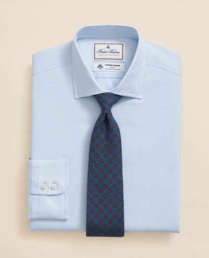 Brooks Brothers X Thomas Mason&reg; Cotton Pinpoint Oxford English Collar Dress Shirt, image 1
