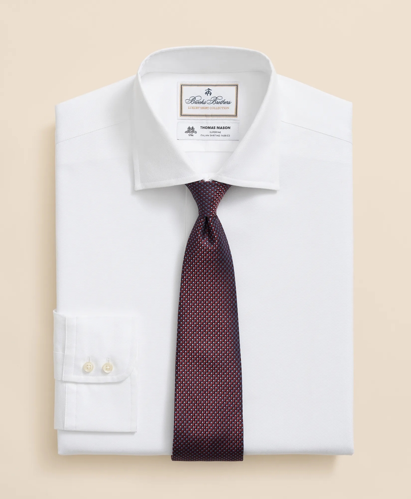 Brooks Brothers X Thomas Mason&reg; Cotton Pinpoint Oxford English Collar Dress Shirt, image 1