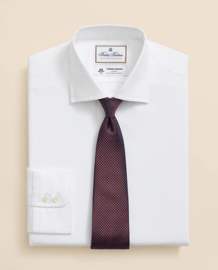 Brooks Brothers X Thomas Mason&reg; Cotton Pinpoint Oxford English Collar Dress Shirt, image 1