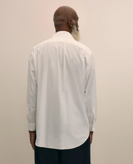 Brooks Brothers X Engineered Garments Cotton Oxford Ascot Collar Oversized Dress Shirt, image 4