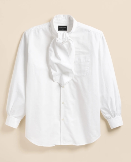 Brooks Brothers X Engineered Garments Cotton Oxford Ascot Collar Oversized Dress Shirt, image 5
