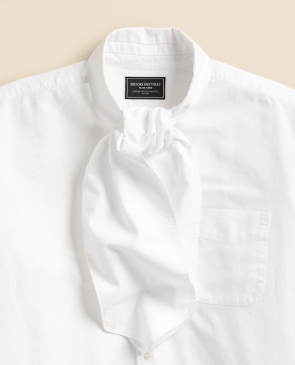 Brooks Brothers X Engineered Garments Cotton Oxford Ascot Collar Oversized Dress Shirt, image 6