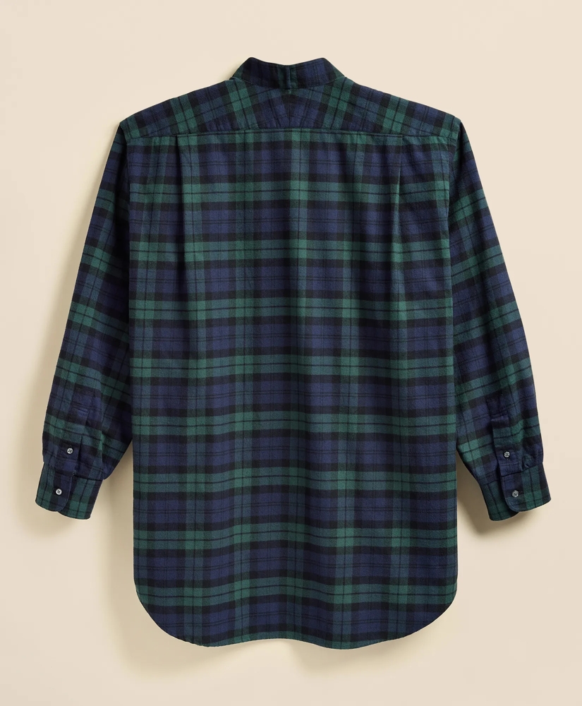 Brooks Brothers X Engineered Garments Cotton Flannel Wing Collar Oversized, Tartan Dress Shirt, image 8