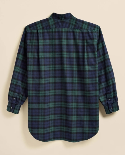 Brooks Brothers X Engineered Garments Cotton Flannel Wing Collar Oversized, Tartan Dress Shirt, image 8