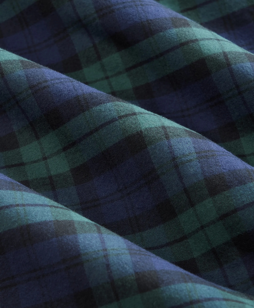 Brooks Brothers X Engineered Garments Cotton Flannel Wing Collar Oversized, Tartan Dress Shirt, image 9
