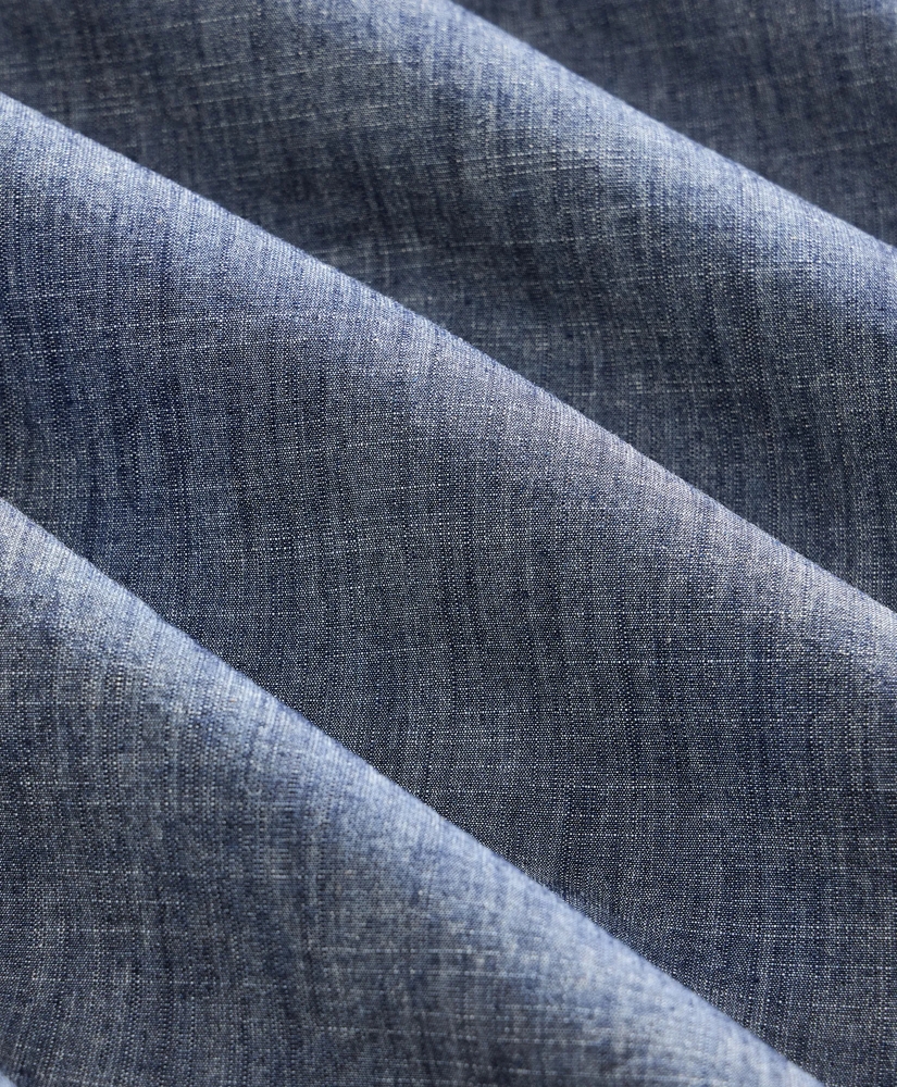 Brooks Brothers X Engineered Garments Cotton Chambray Wing Collar Oversized Dress Shirt, image 9