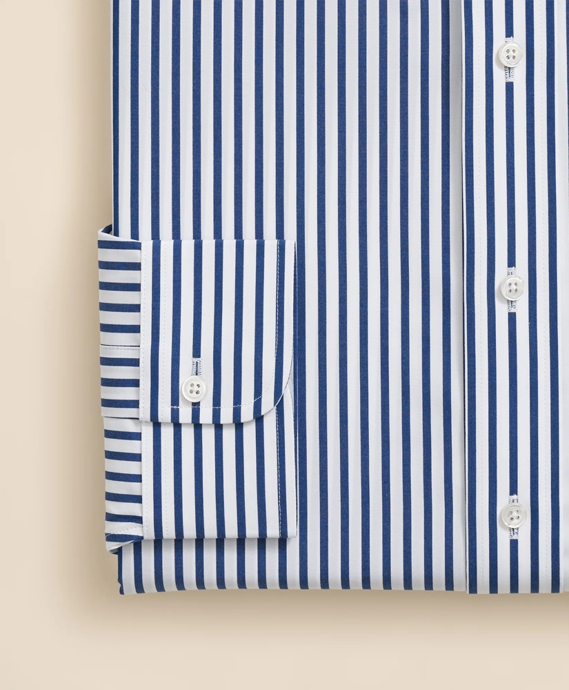 Pure Supima® Cotton Regular-Finish Polo Button Down Collar, Bengal Stripe Dress Shirt, image 4