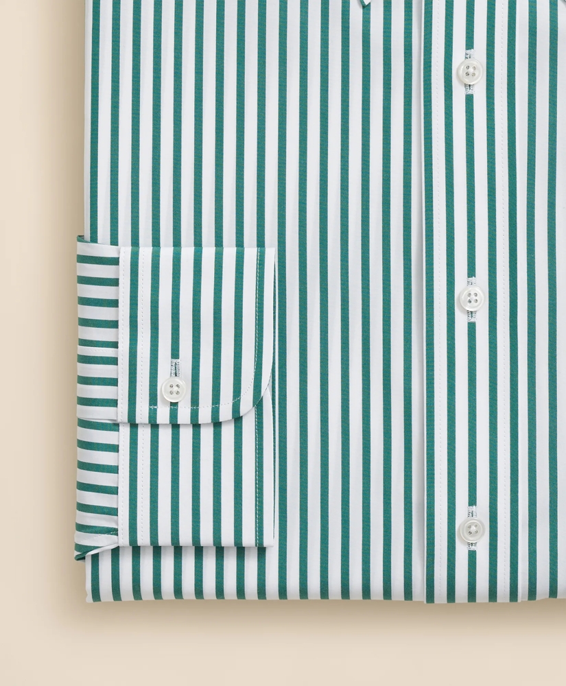 Pure Supima® Cotton Regular-Finish Polo Button Down Collar, Bengal Stripe Dress Shirt, image 4