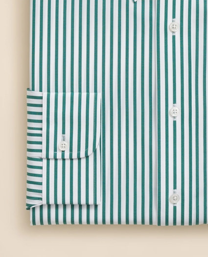 Pure Supima® Cotton Regular-Finish Polo Button Down Collar, Bengal Stripe Dress Shirt, image 4