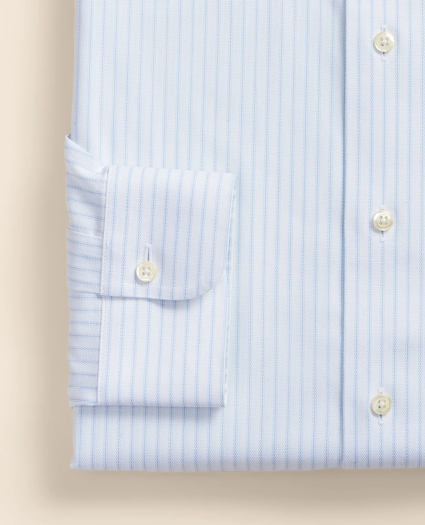 Stretch Supima&reg; Cotton Non-Iron Royal Oxford Ainsley Collar, Stripe Dress Shirt, image 4