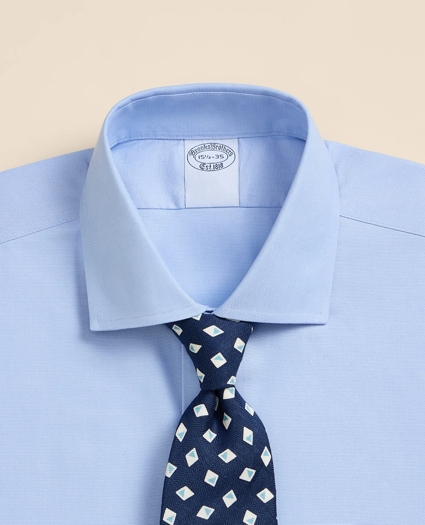 Stretch Supima&reg; Cotton Non-Iron Royal Oxford English Spread Collar Dress Shirt, image 2