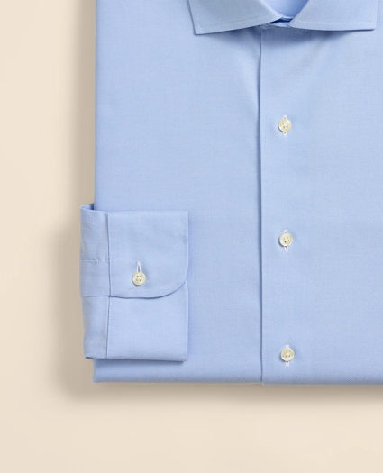 Stretch Supima&reg; Cotton Non-Iron Royal Oxford English Spread Collar Dress Shirt, image 4