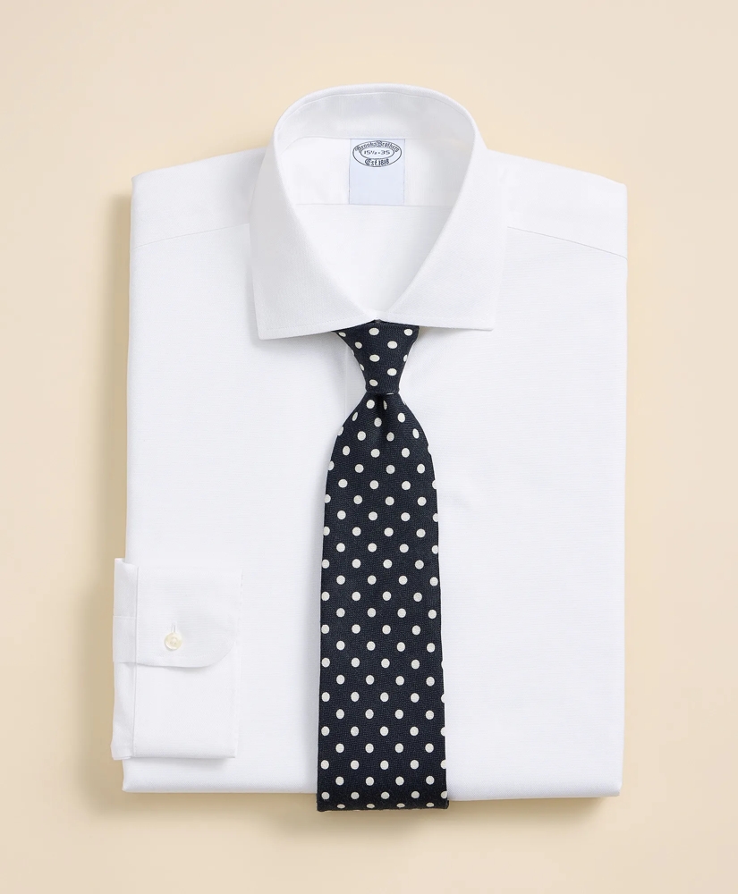 Stretch Supima&reg; Cotton Non-Iron Royal Oxford English Spread Collar Dress Shirt, image 1