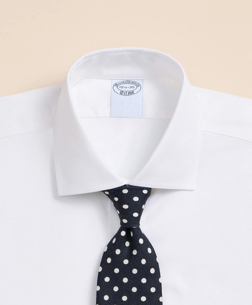 Stretch Supima&reg; Cotton Non-Iron Royal Oxford English Spread Collar Dress Shirt, image 2