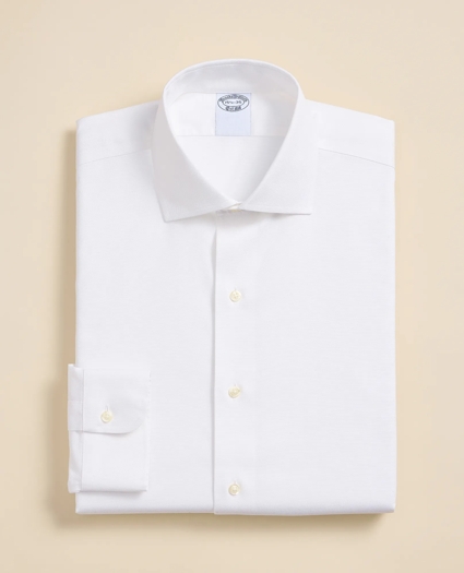 Stretch Supima&reg; Cotton Non-Iron Royal Oxford English Spread Collar Dress Shirt, image 3