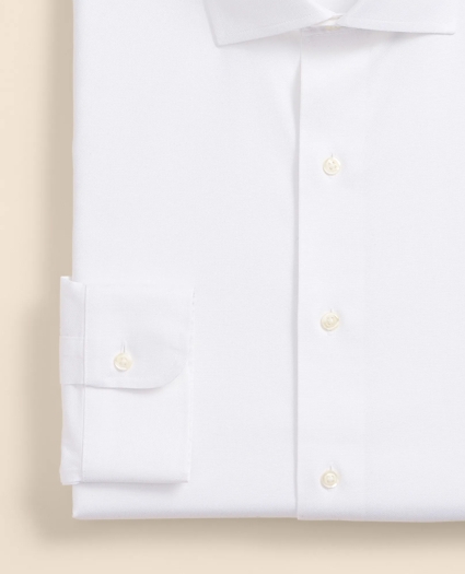 Stretch Supima&reg; Cotton Non-Iron Royal Oxford English Spread Collar Dress Shirt, image 4