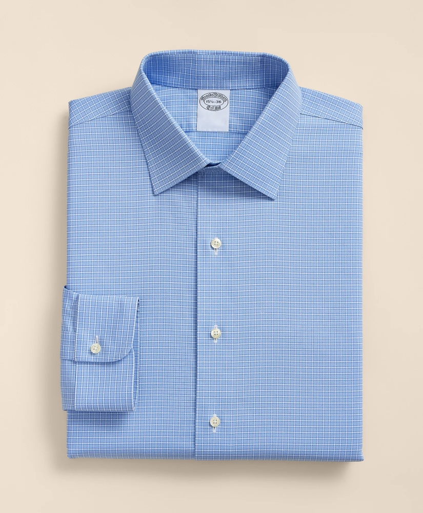 Stretch Supima&reg; Cotton Non-Iron Royal Oxford Ainsley Collar, Ground Check Dress Shirt, image 3