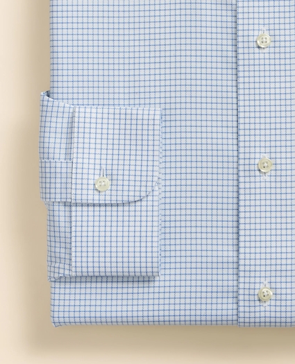 Stretch Supima&reg; Cotton Non-Iron Royal Oxford Ainsley Collar, Grid Check Dress Shirt, image 4