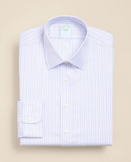 Brooks Brothers Explorer Collection Non-Iron Twill Ainsley Collar, Triple Stripe Dress Shirt, image 3