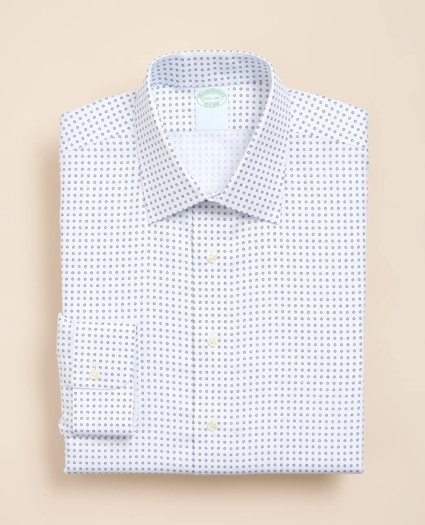 Brooks Brothers Explorer Collection Non-Iron Twill Ainsley Collar, Geo Dot Dress Shirt, image 3