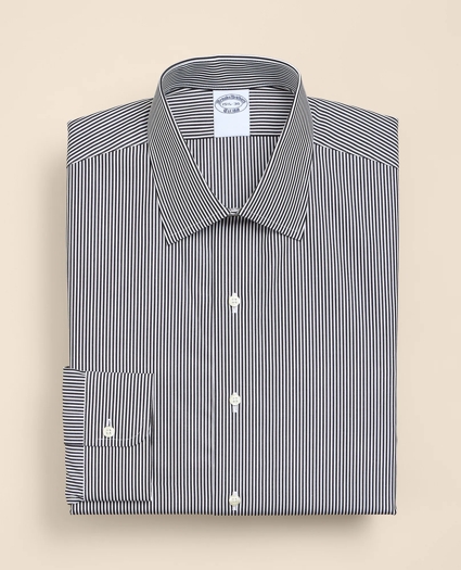 Pure Supima&reg; Cotton Regular-Finish Ainsley Collar, Mini-Stripe Dress Shirt, image 3
