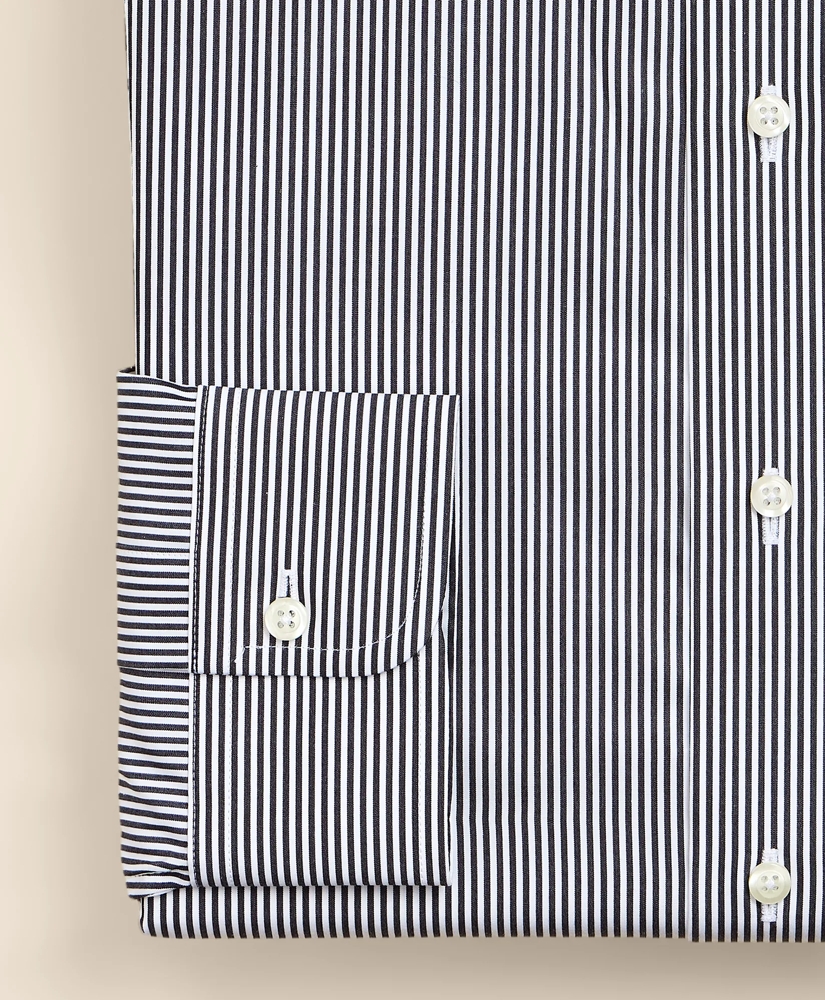 Pure Supima&reg; Cotton Regular-Finish Ainsley Collar, Mini-Stripe Dress Shirt, image 4