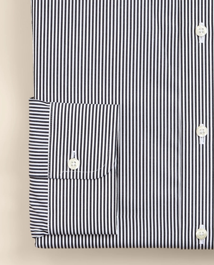 Pure Supima&reg; Cotton Regular-Finish Ainsley Collar, Mini-Stripe Dress Shirt, image 4